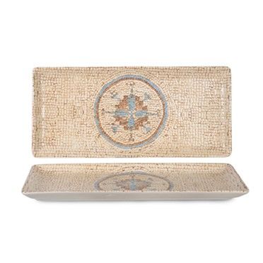 Rinart - Vassoio Rettangolare 23 x 17 cm Celest Premium