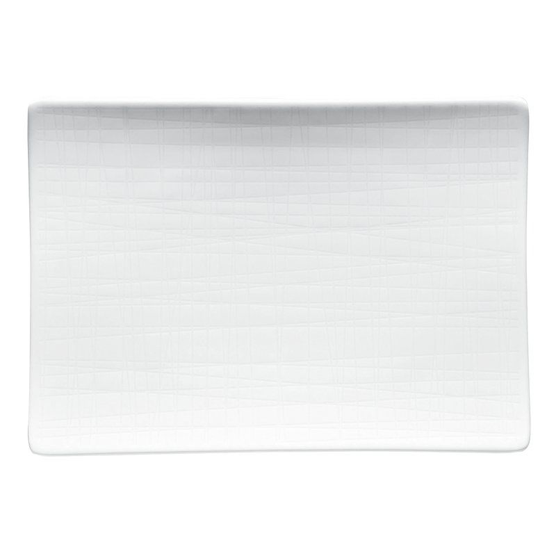 Rosenthal - Piatto 18 x 13 cm Mesh Bianco