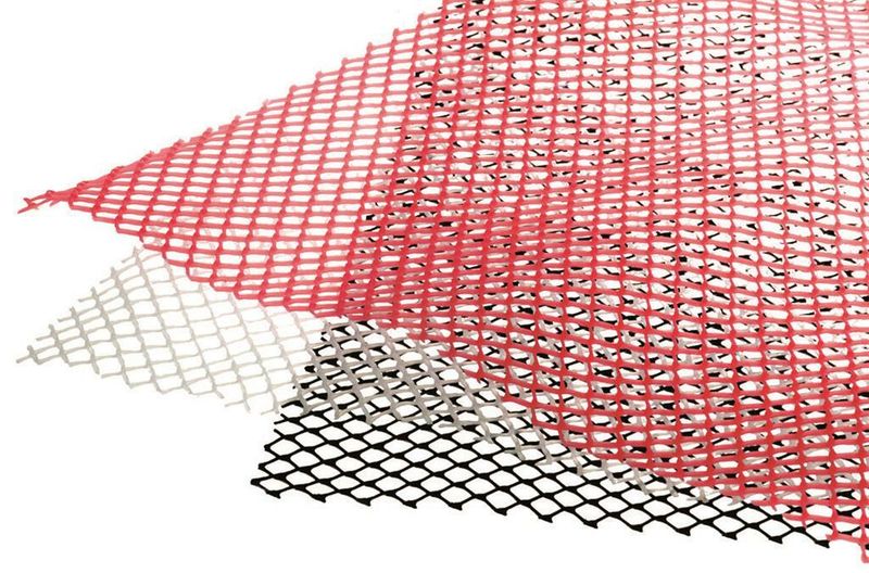 Rete Protezione Bar 61 x 610 cm Rosso - Piazza