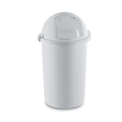 Portabox Con Coperchio 50 lt Bianco Push - Giganplast
