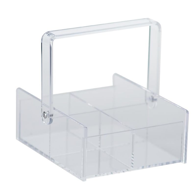 Porta Bustine 4 Scomparti 16 x 14 cm - Tirolix