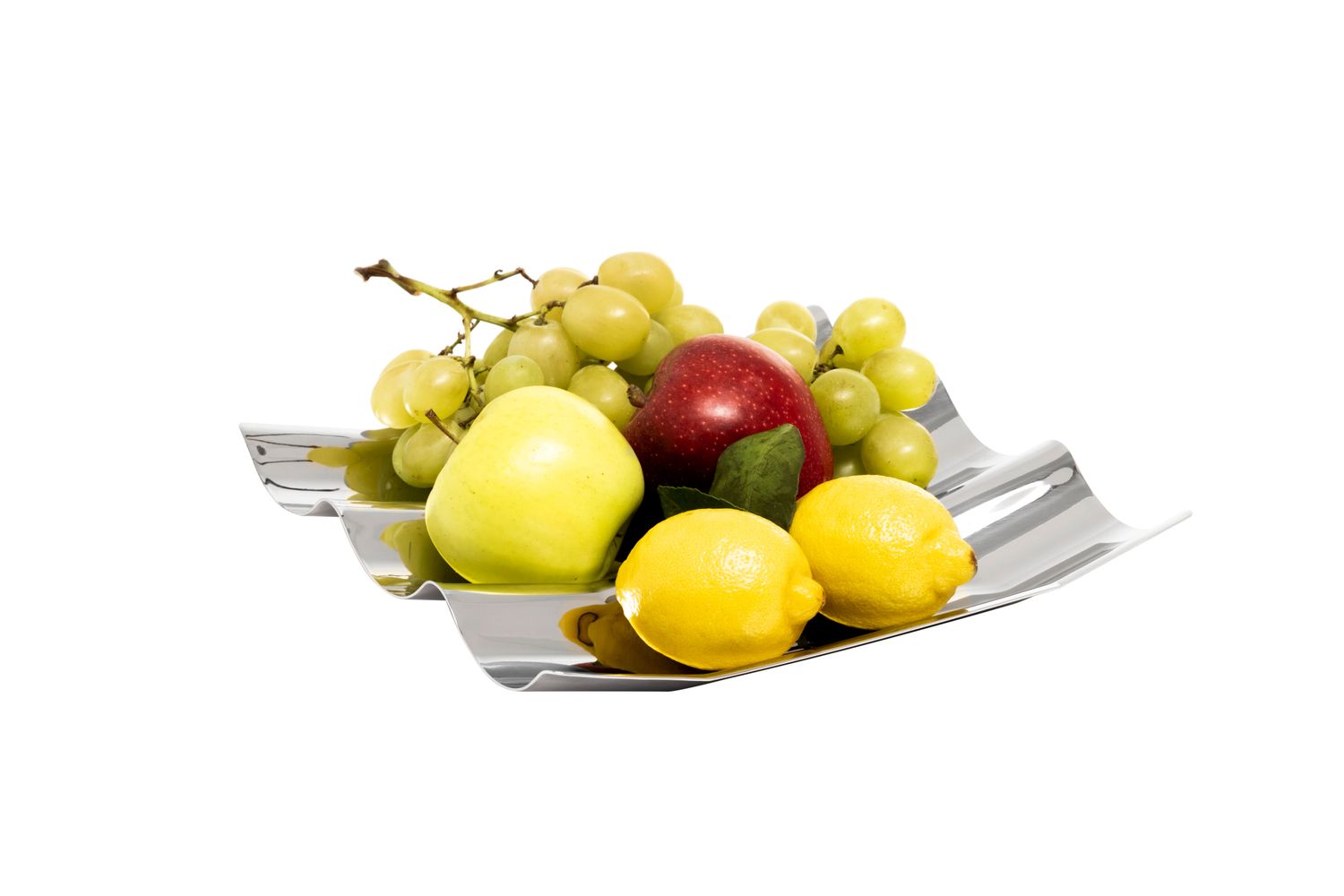 Portafrutta Inox 18/10 24 x 27 cm - Tegola - Abert