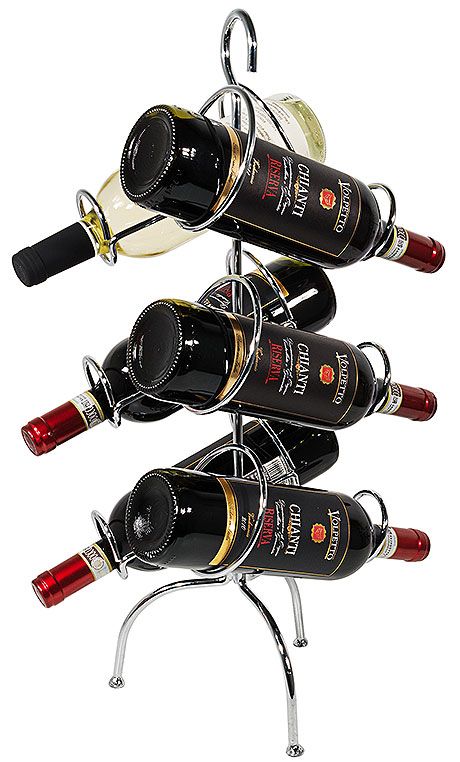 Portabottiglie per vino 6 posti 57 cm - Contacto