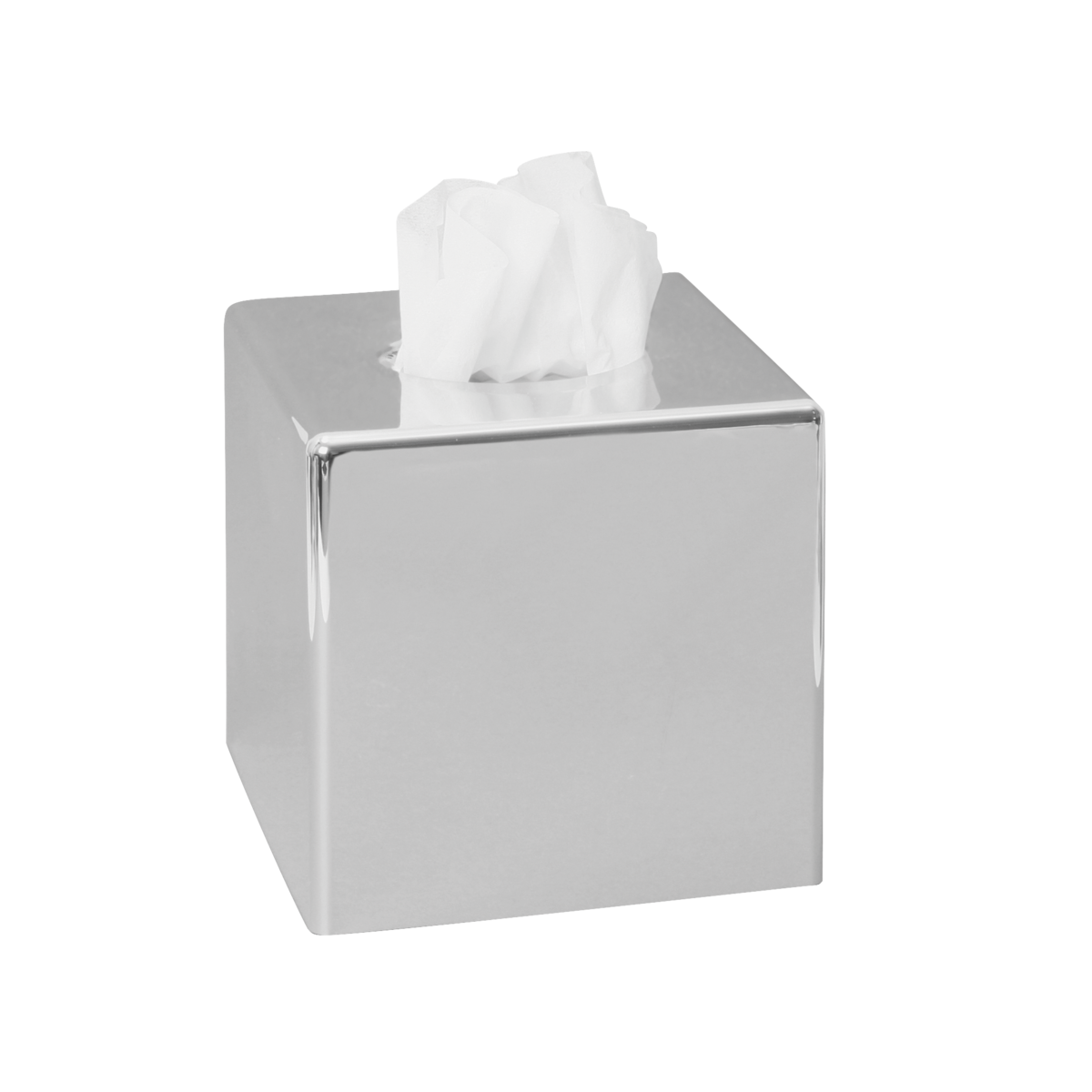Portafazzoletti Essentials Cromato 136 x 130 x 136 mm - Aliseo