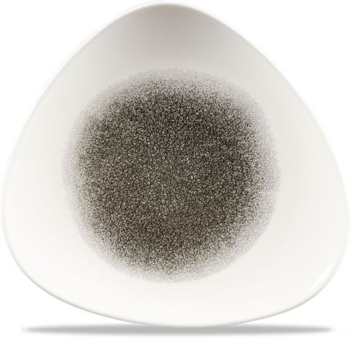 Piatto Triangolare 24,5 Cm Studio Prints Raku Quartz Black - Churchill