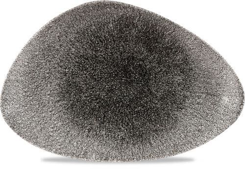 Piatto Triangolare 30,4 X 20,5 Cm Studio Prints Raku Quartz Black - Churchill