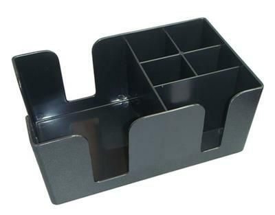 Portaoggetti 23 x 14 cm Nero - Tirolix