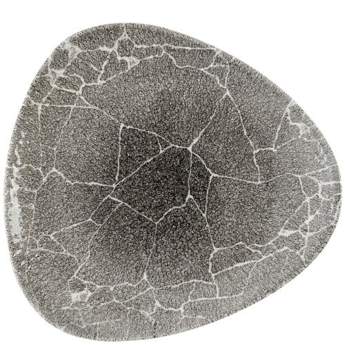 Piatto Triangolare 24,5 Cm Studio Prints Kintsugi Reverse Quartz Black - Churchill