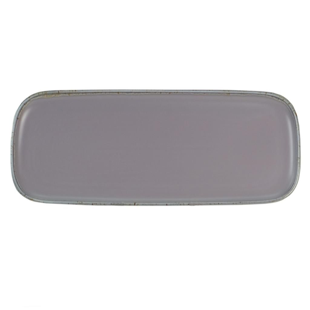 Piatto Rettangolare 37 x 13 cm Universal Neutral Grigio - Costa Verde