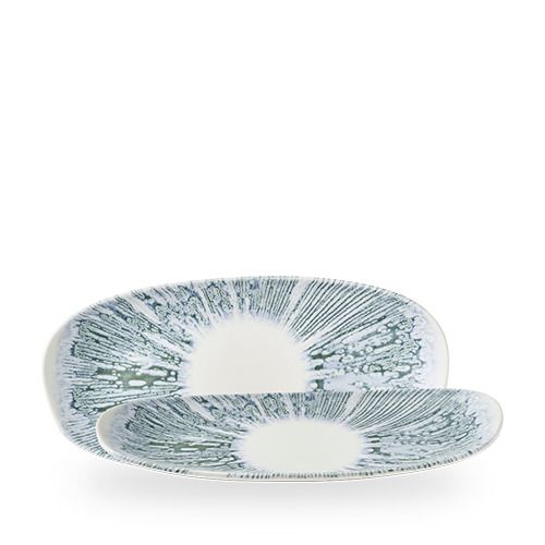 Piatto Rettangolare Organic Opal 30 cm Lyra Blue - Churchill