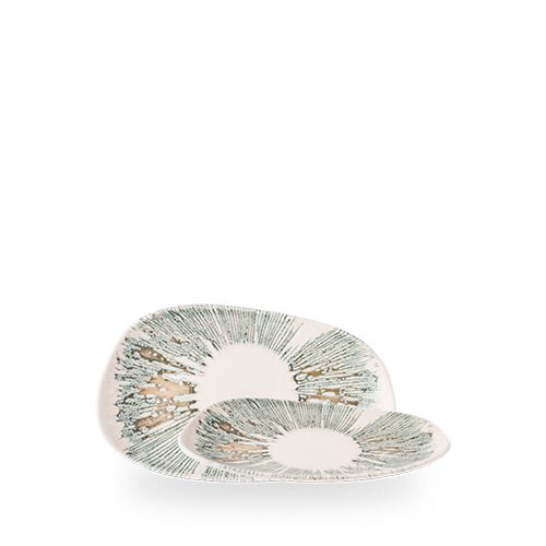 Piatto Rettangolare Organic Opal 22X13cm Lyra Pink - Churchill