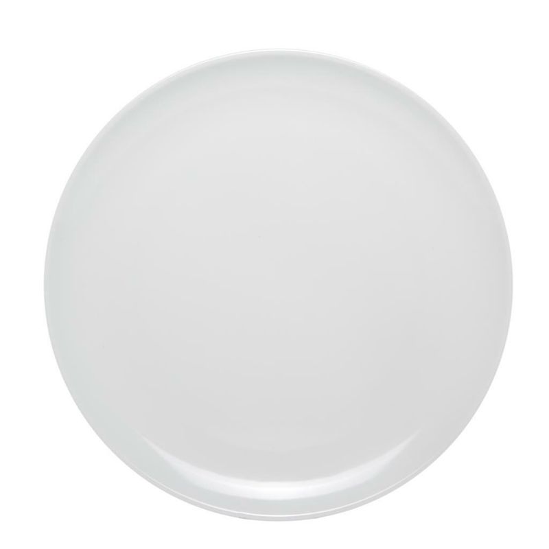 Piatto Rotondo 35 cm Bianco Melamina - Tirolix