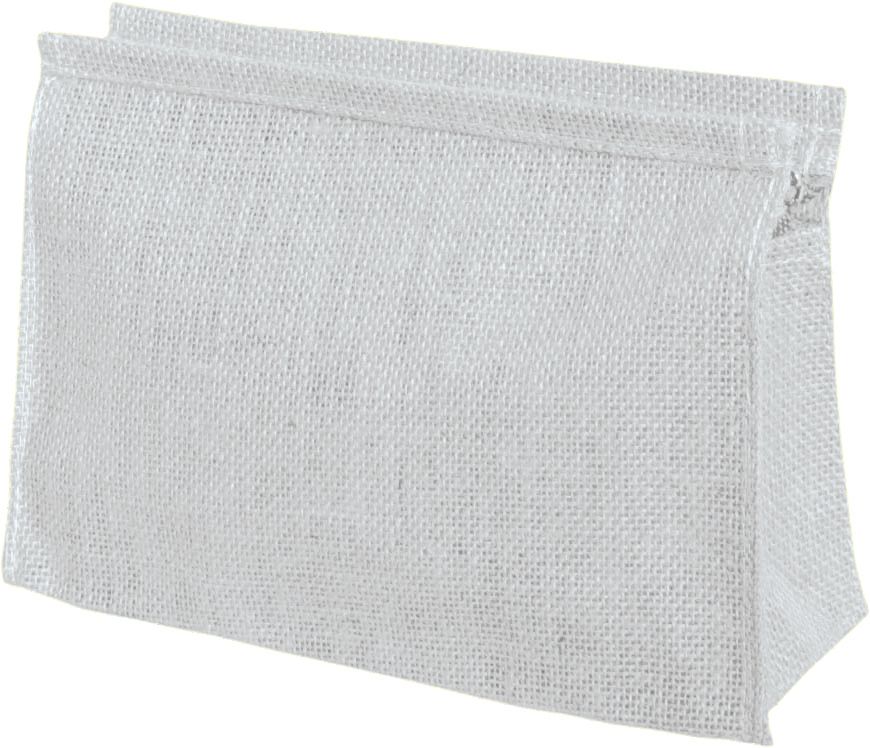 Pochette Juta 15hx23,5x9 cm Bianco - Tirolix