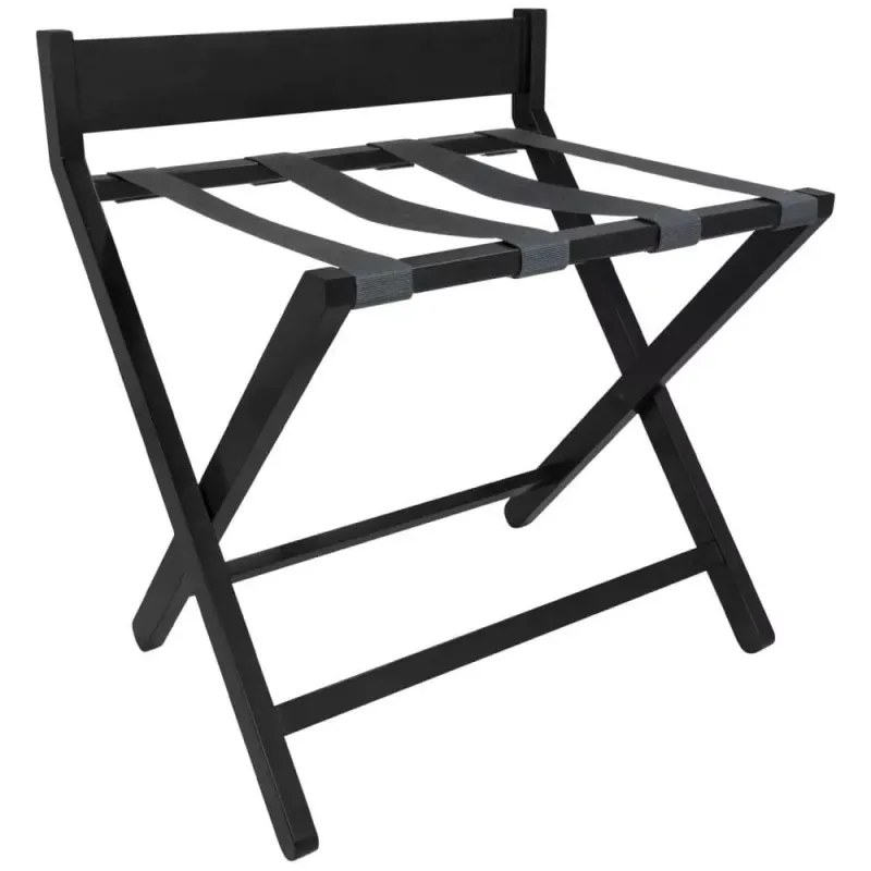 Poggiabagagli Nero 60 x 46/58 x 52 cm - Aliseo