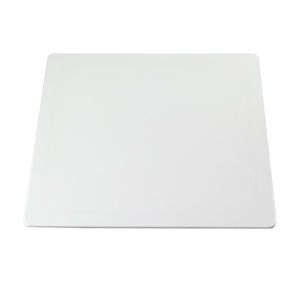 Piatto Quadro 36,5 x 36,5 cm Bianco Melamina - Tirolix