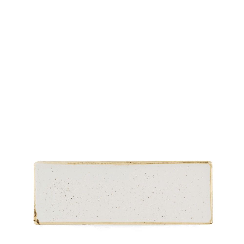 Piatto Rettangolare 25X9cm Stonecast Barley White - Churchill