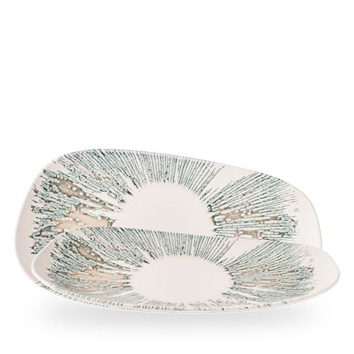 Piatto Rettangolare Organic Opal 35 x 18,5 cm Lyra Pink - Churchill