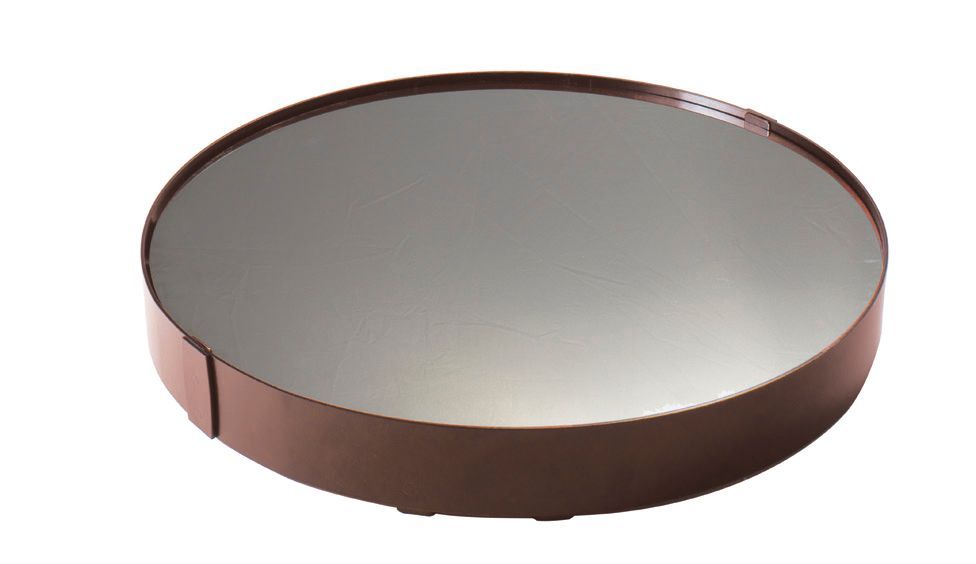 Piatto Tondo Refrigerato Nero Diam. 43 H. 5,5 cm - Cosmo - Abert