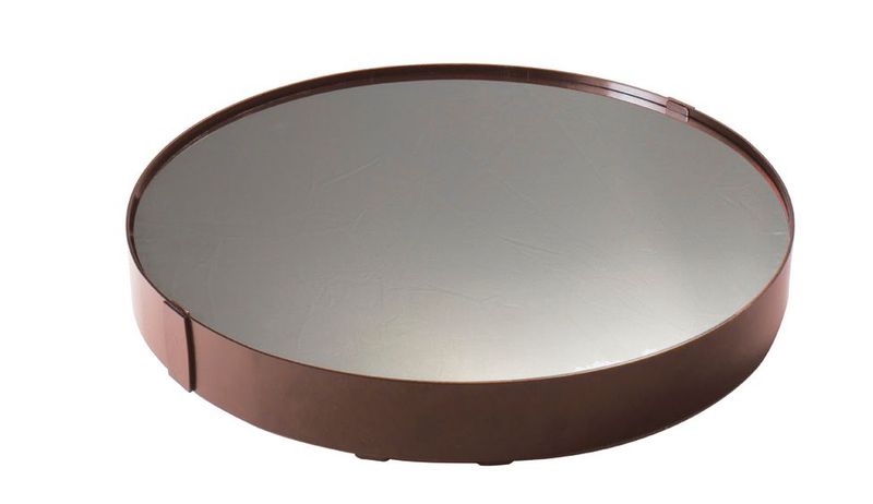 Piatto Tondo Refrigerato Nero Diam. 43 H. 5,5 cm - Cosmo - Abert