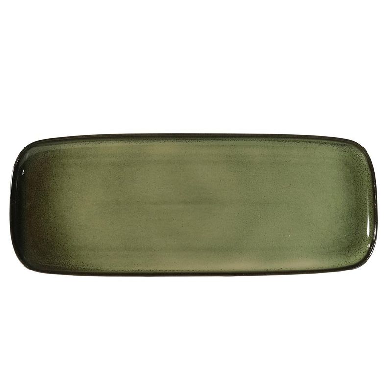 Piatto Rettangolare 37 x 13 cm Verde Universal Ambitious - Costa Verde