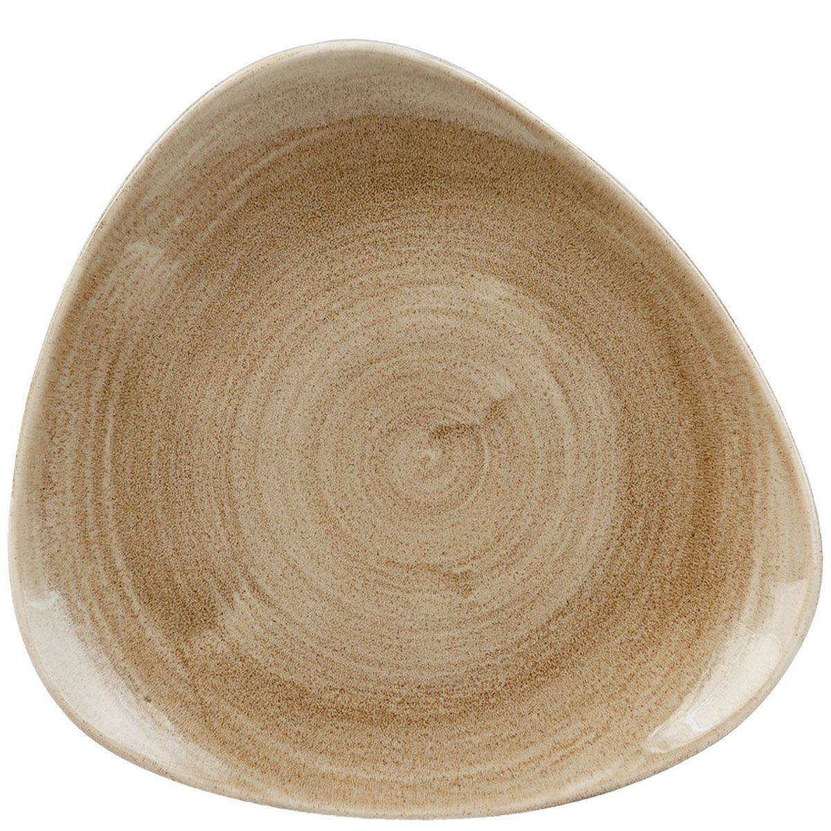 Piatto Triangolare 22,9 Cm Stonecast Patina Antique Taupe - Churchill