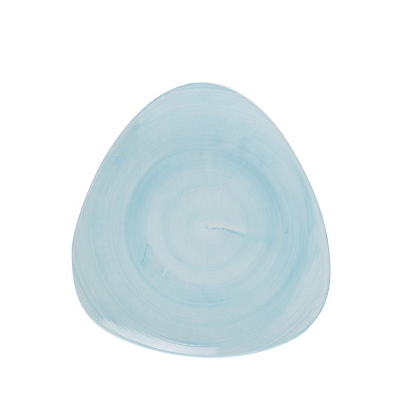 Piatto Triangolare 24,5 Cm Stonecast Canvas Breeze - Churchill