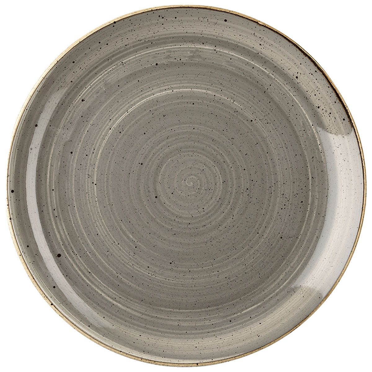 Piatto Piano Coupe 26 Cm Stonecast Peppercorn Grey - Churchill