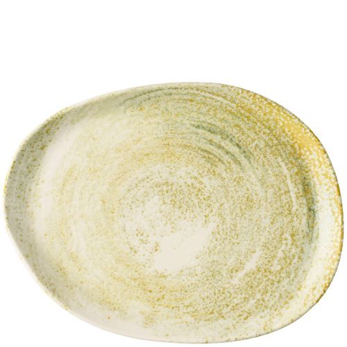 Piatto Piano Organic 26 X 20 Cm Inked Collection Erosion Sand - Churchill