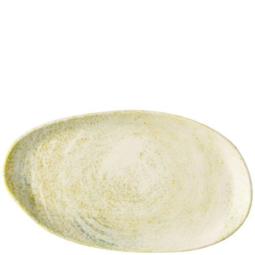 Piatto Piano Organic 22 X 13 Cm Inked Collection Erosion Sand - Churchill