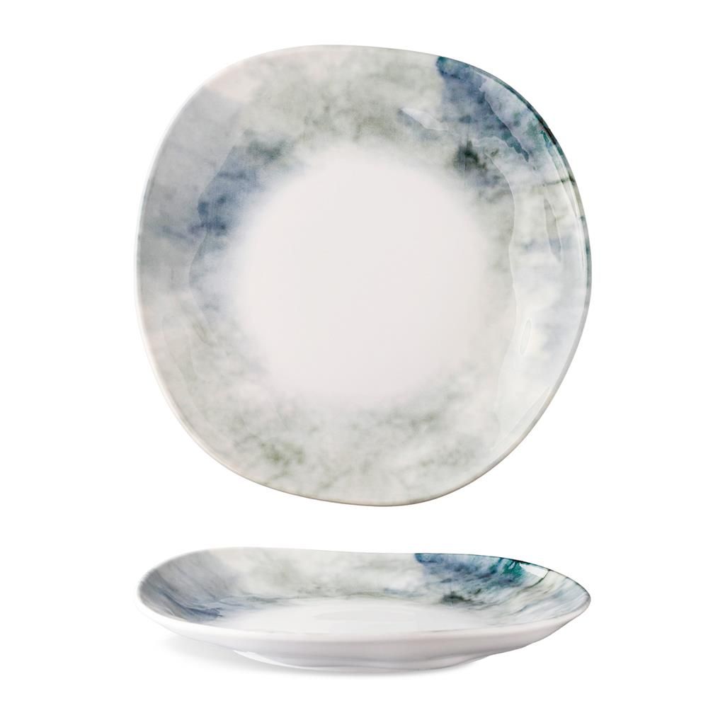 Piatto Piano Organic 28 cm Flamenco Sea Ocean - Lilien