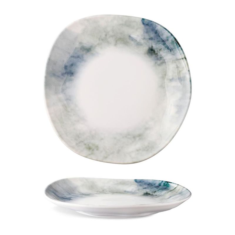 Piatto Piano Organic 28 cm Flamenco Sea Ocean - Lilien