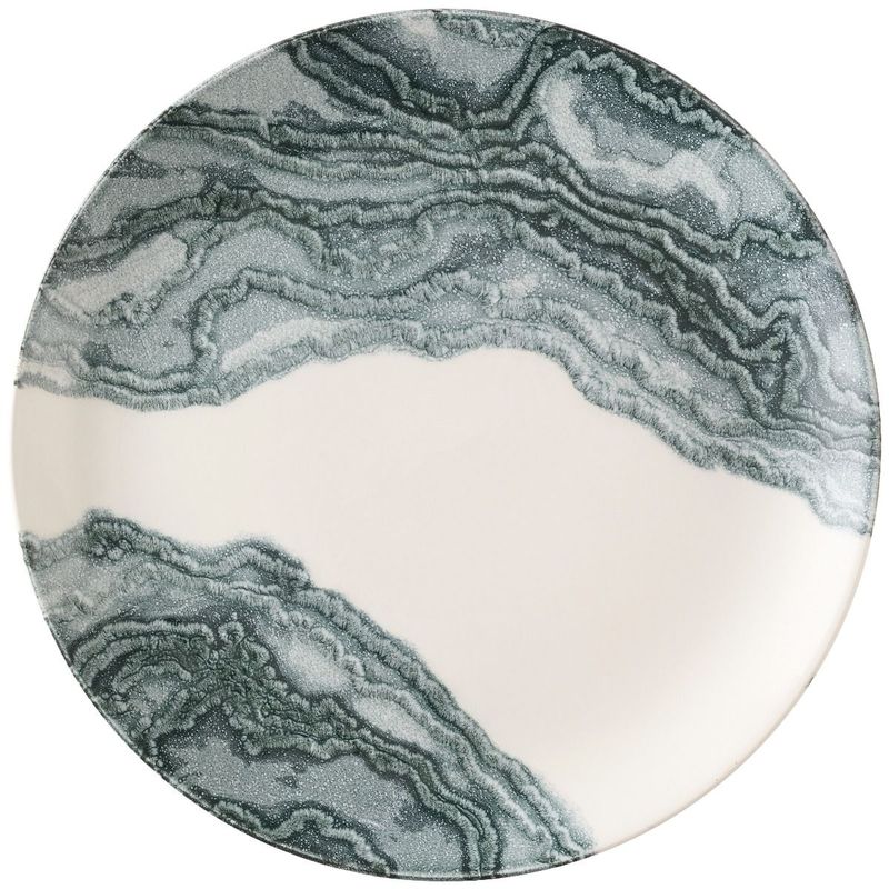 Piatto Piano 28,8 Cm Inked Collection Tide Black - Churchill