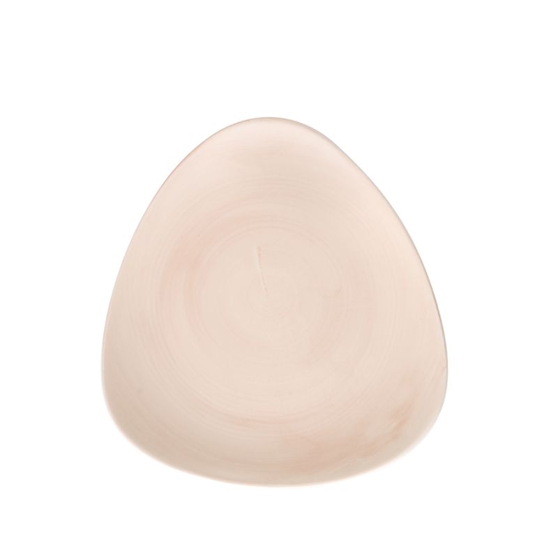 Piatto Triangolare 24,5 Cm Stonecast Canvas Coral - Churchill