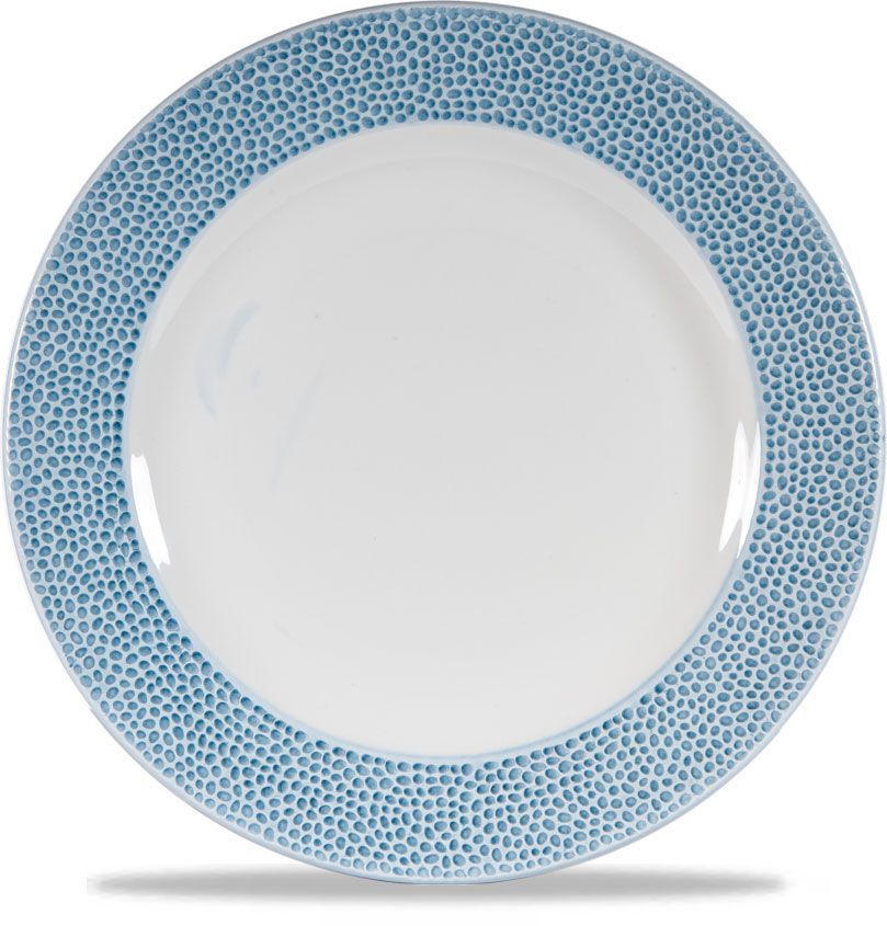 Piatto Piano 27,6 Cm Isla Spinwash Ocean Blue - Churchill