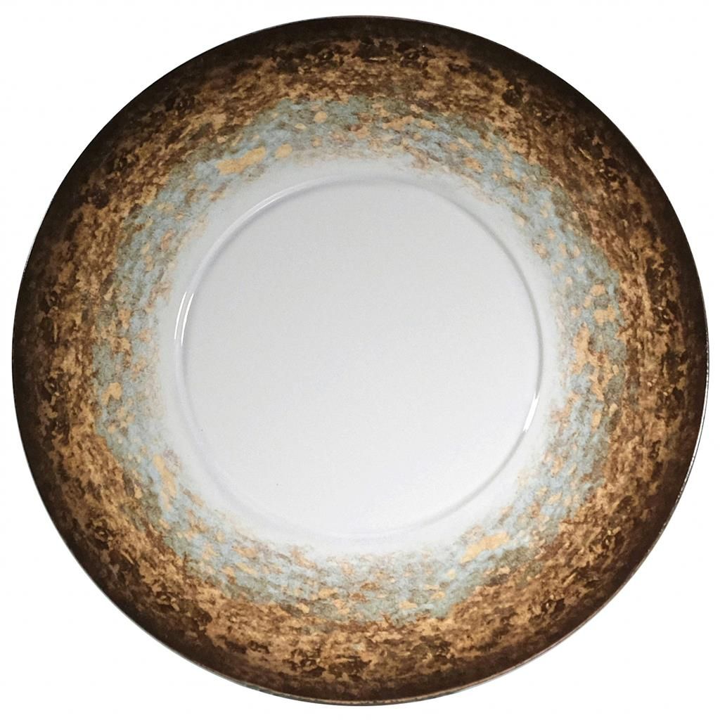 Piatto Piano 29,5 cm Marrone Wall Brown - Tirolix