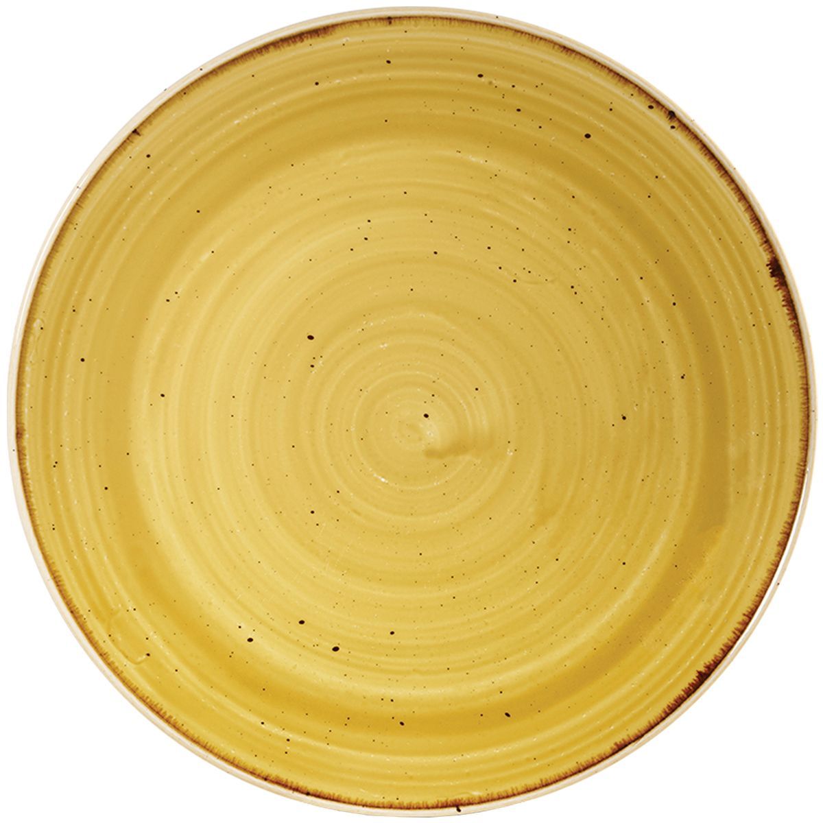 Piatto Piano 21,7 Cm Stonecast Mustard Seed Yellow - Churchill