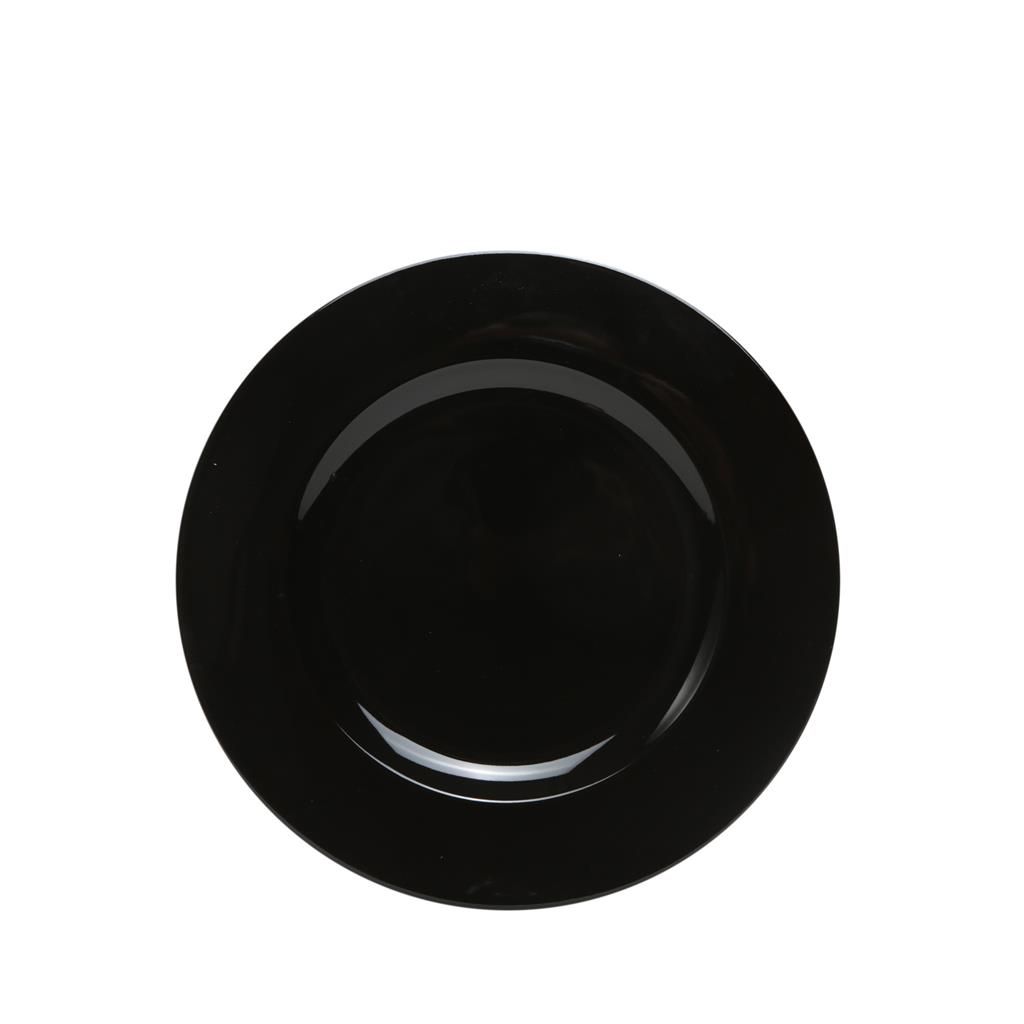 Piatto Piano 29 cm Saturno Nero - Costa Verde