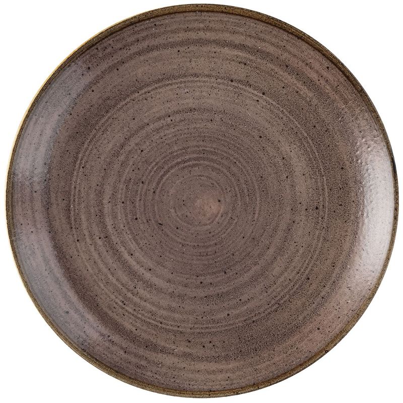 Piatto Piano 21,7 Cm Stonecast Raw Brown - Churchill