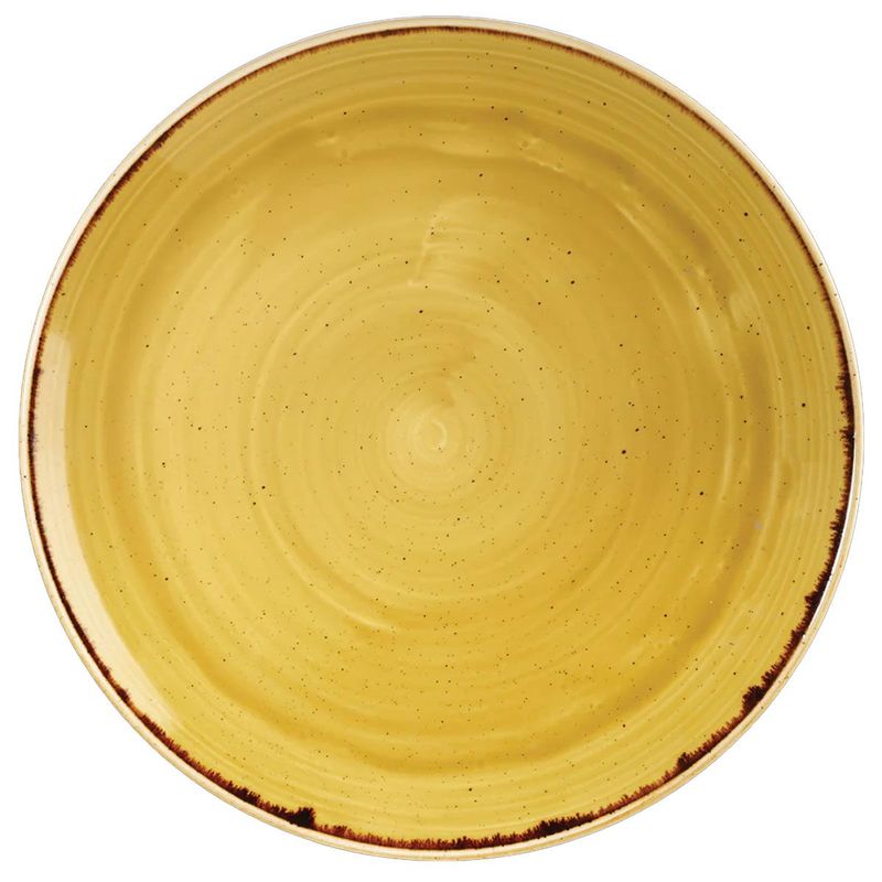 Piatto Piano 26 Cm Stonecast Mustard Seed Yellow - Churchill