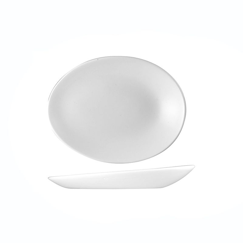 Piatto Ovale 25 X 19,4 X 3,2 Cm Orb White - Churchill