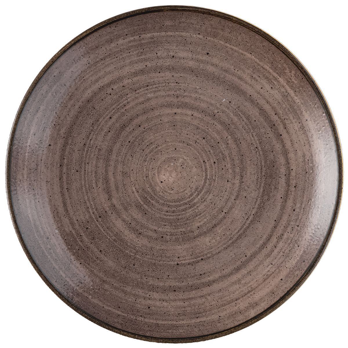 Piatto Piano 26 Cm Stonecast Raw Brown - Churchill