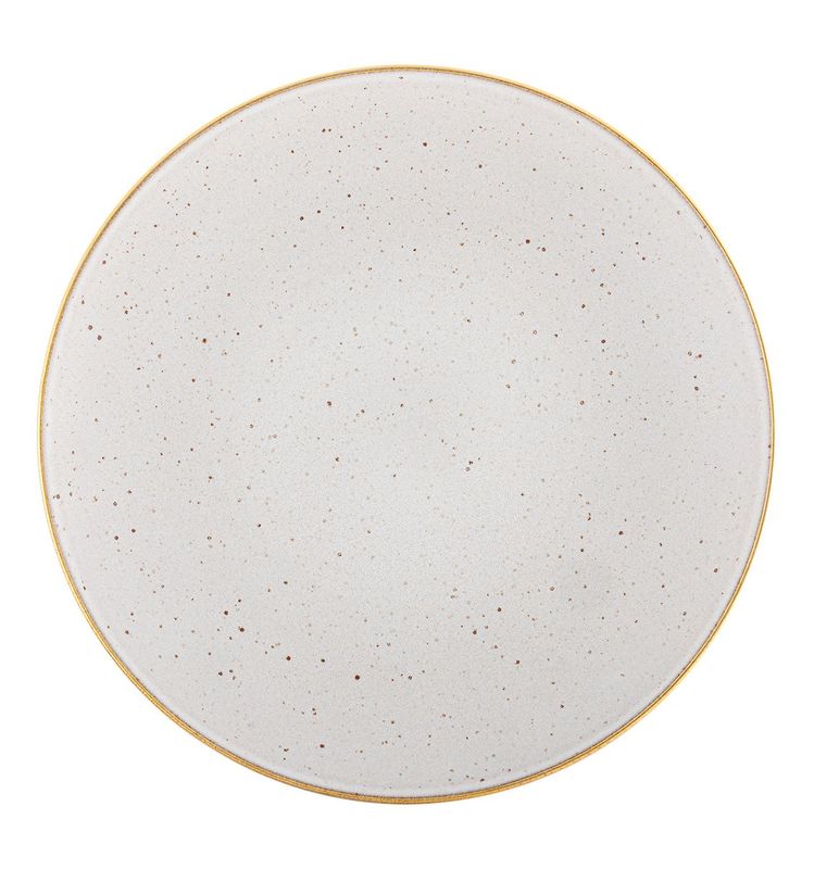 Piatto Piano 27,5 Cm Gold Stone White - Vista Alegre