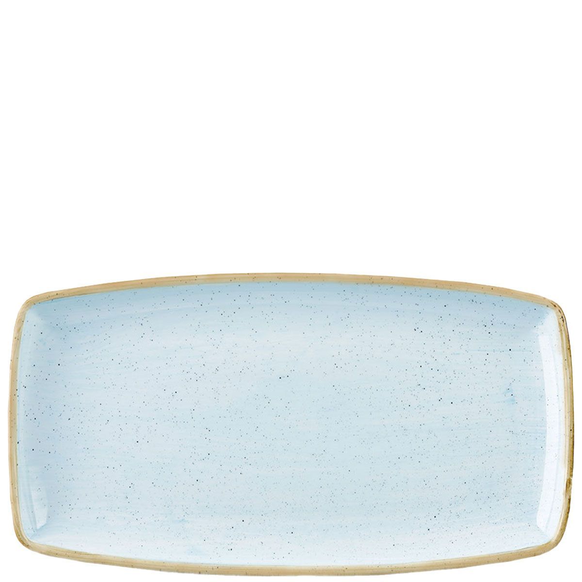 Piatto Oblungo 34,5 X 18,5 Cm Stonecast Duck Egg Blue - Churchill