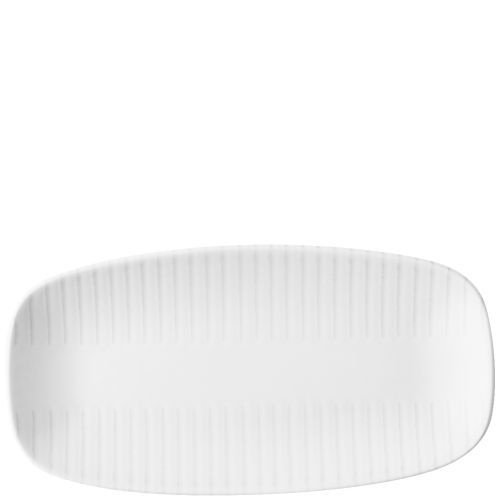 Piatto Oblungo 29,8 X 15,3 Cm Inked Collection Era Grey - Churchill