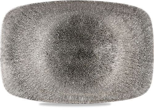 Piatto Oblungo 34,4 X 23,4 Cm Studio Prints Raku Quartz Black - Churchill