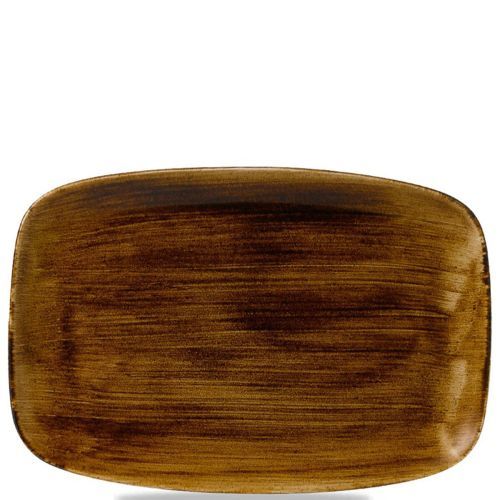 Piatto Oblungo 34,4 X 23,4 Cm Stonecast Patina Vintage Copper - Churchill