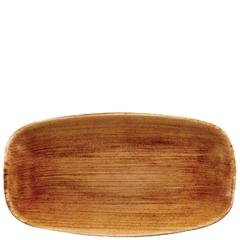 Piatto Oblungo 35,5 X 18,9 Cm Stonecast Patina Vintage Copper - Churchill