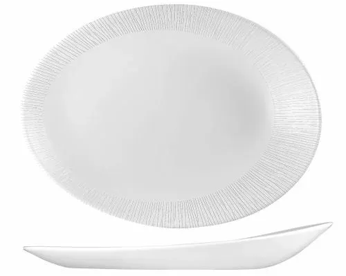 Piatto Ovale 34,6 X 26,3 X 5 Cm Bamboo Glass - Churchill