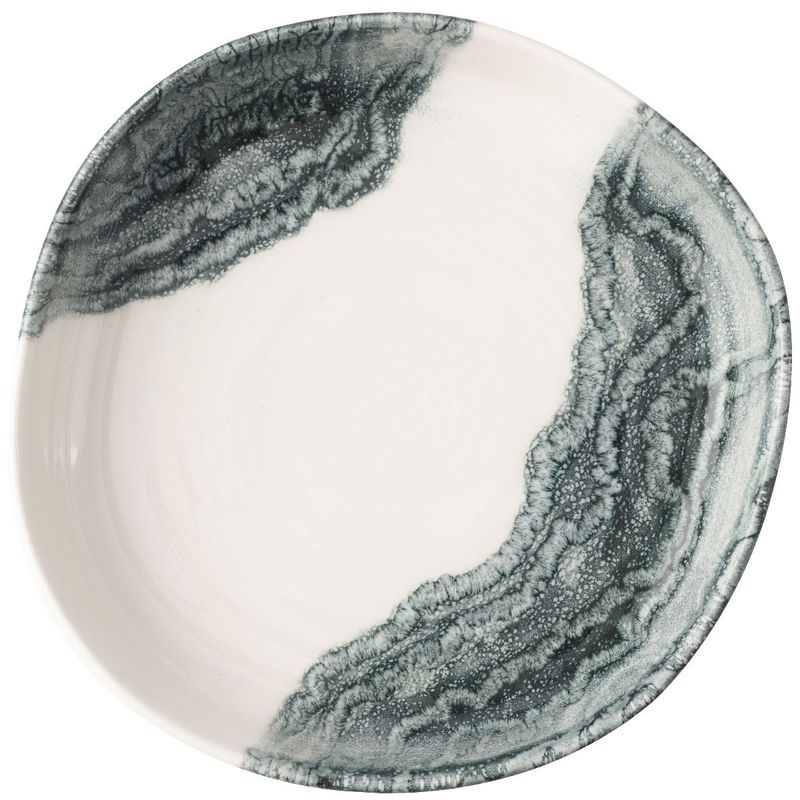 Piatto Organic Bordo Verticale 23 Cm Inked Collection Tide Black - Churchill