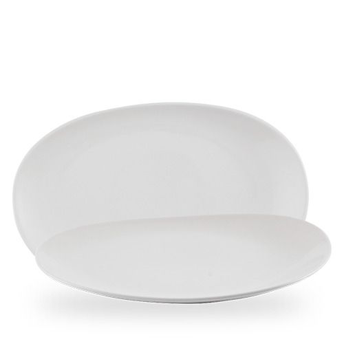 Piatto Organic 34,5 x 23,5 cm Opal White - Churchill